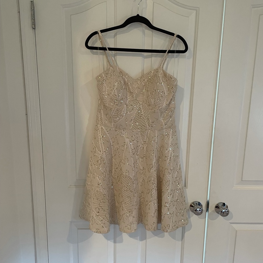 Cream color cute dress